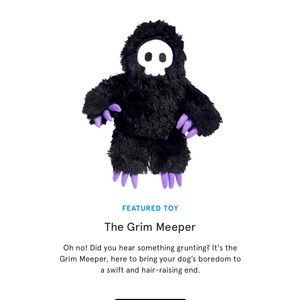 NWT Grim Reaper plushie for dogs. New unused